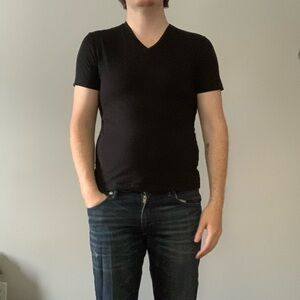 Guess &  Banana Republic black T-shirt’s men’s size medium